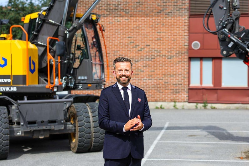 Bilde av Geir Smith-Solevåg, prosjektleder for Frelsesarmeen.